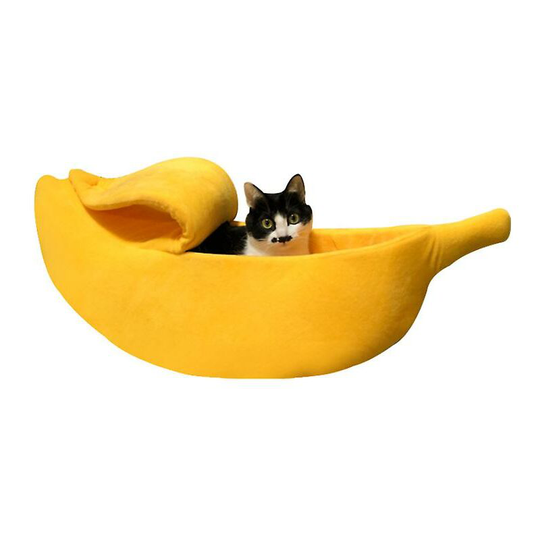 Sleeping Bag For Pet Cats And Dogs To Keep Warm In Winter And Deep Sleep (yellow) - Thsinde