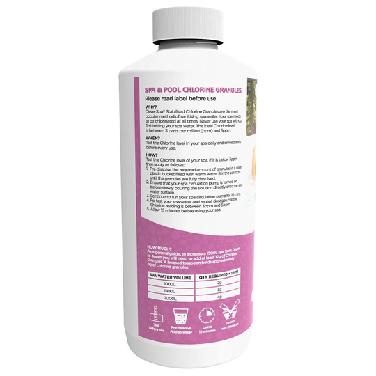 CleverSpa Chlorine Granules 1KG