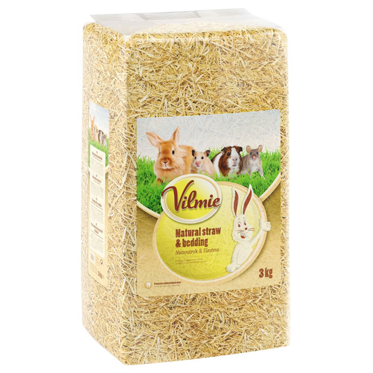 Vilmie Natural Straw - Economy Pack: 3 x 3kg