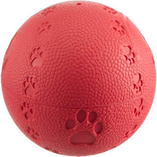 Dog treat balls, natural rubber dog balls - natural rubber chew toys - dog toy balls for large and small dogs