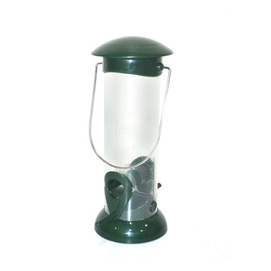 Easy Fill & Clean Seed Bird Feeder (One Size) (Green) - Green - Honeyfields