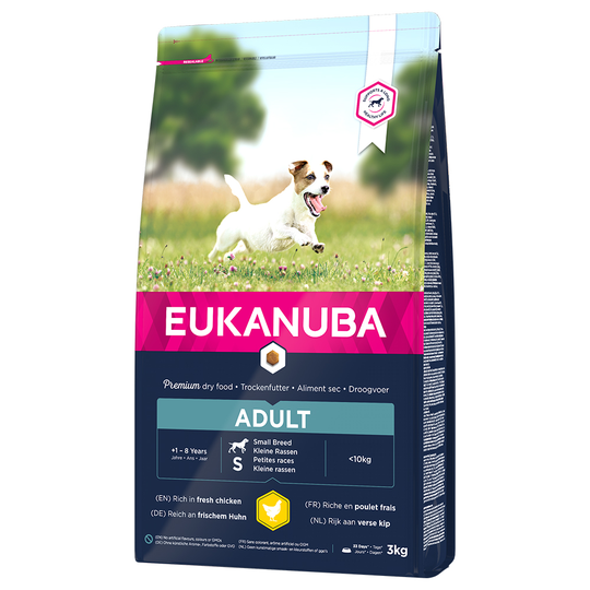 Eukanuba Active Adult Small Breed - Chicken - Economy Pack: 2 x 3kg