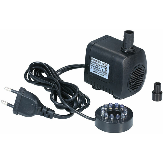 Aquarium Pump led Light Submersible Pump 800L/H Ultra-quiet Aquarium Pond Tank Swimming Pool Water Fountain Pump, eu Plug - eu Plug