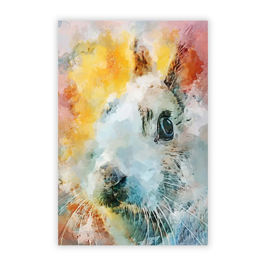 'Bunny Rabbit' - Painting Print on Paper