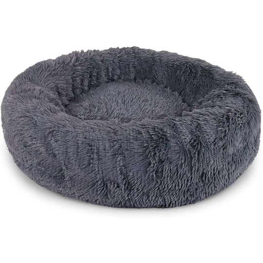Dog Bed Cat Bed, Soft Plush, 100 Cm, Dark Gray Thsinde