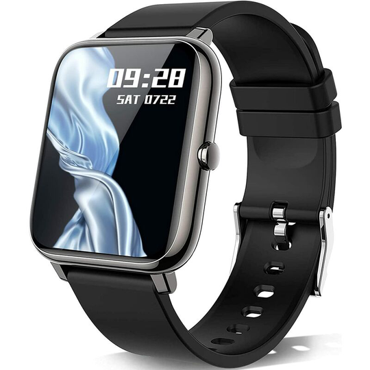 Smart Watch, 1.54' Full Touch Fitness Watch with Heart Rate & Sleep Monitor, Waterproof IP67