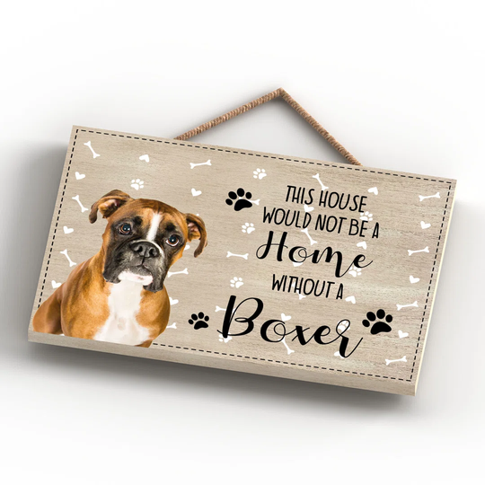 Pets and Paws Boxer Wall Décor