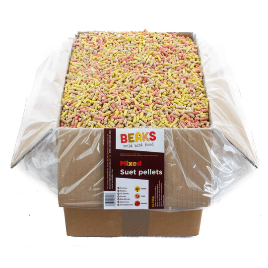 BEAKS Mixed 4 seasons suet feed pellets for wild birds 12.75kg