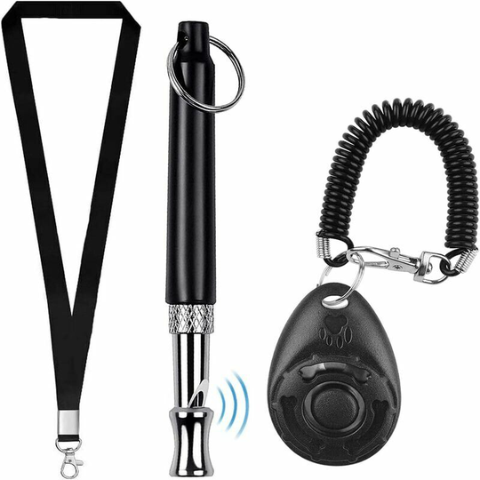 Dog Ultrasonic Whistle Anti Barking and Training Clickers, Dog Reminder Whistle for Treat and Training Education Thsinde