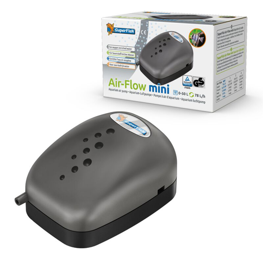 Air-Flow Mini Aquarium Air Pump - Superfish