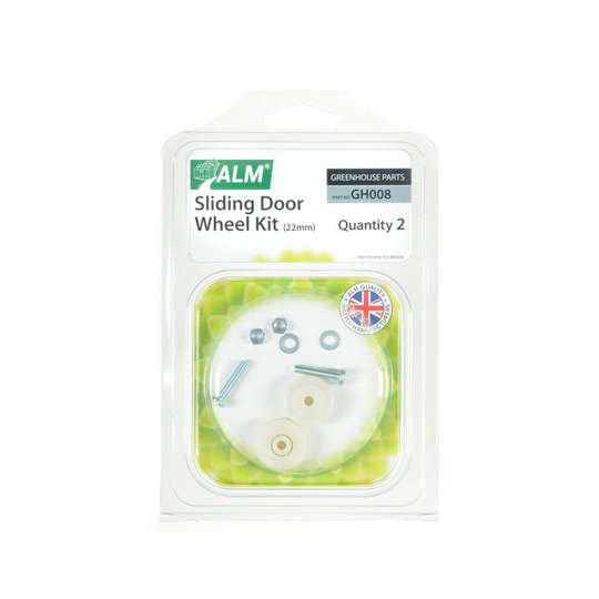 ALM Greenhouse Sliding Door Wheel Kit 22mm [GH008]