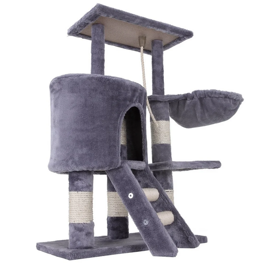 Pet Deluxe Cat Tree Scratch Post Climbing Tower Play Frame
