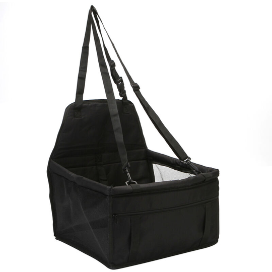 Dog Car Seat Booster Pet Car Basket with Dog Seat Belt Dog Cats Travel Seat Protector for Back Seat for Small and Medium Pets,model:Black l