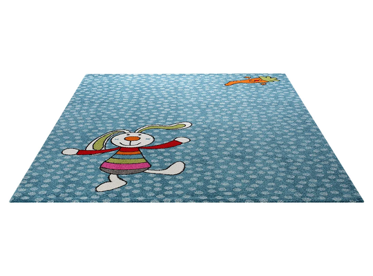 Flatweave Blue Rug
