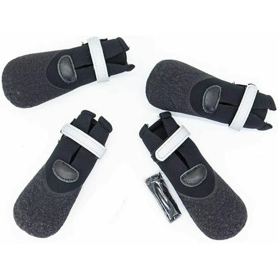 Pairs of dog shoes, dog boots, non-slip dog socks, dog socks, small dog shoes, non-slip dog shoes, size 1