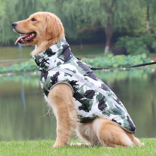 Pet Cat Dog Coat, Warm Dog Sweater Winter Small Medium Large Dog Jackets Vest Windproof Snowsuit Dog Clothes Outfit with Belt Hole (xl)