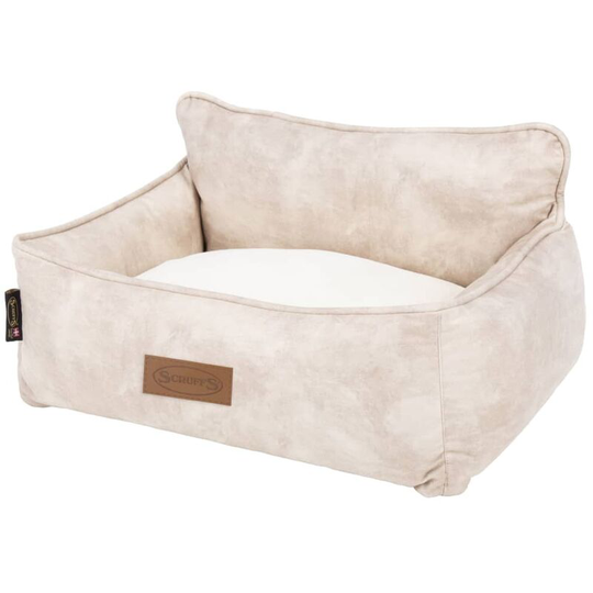 Dog Bed Kensington Size m 60x50 cm Cream Scruffs&tramps Cream