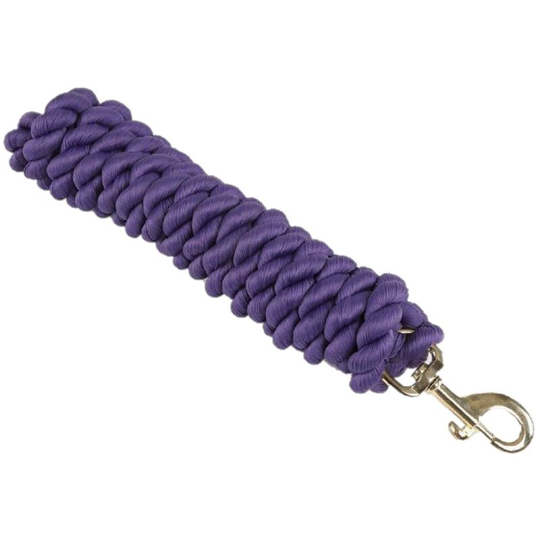 Extra Long Horse Lead Rope (One Size) (Purple) - Purple - Shires
