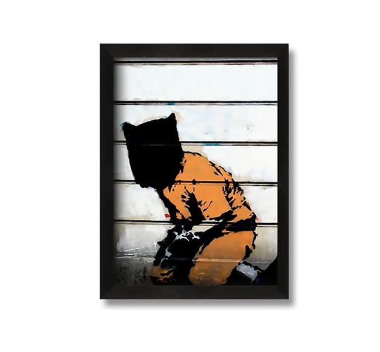 Jail Rat - Picture Frame Painting on Canvas