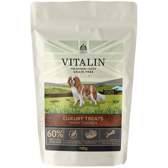 Vitalin - Luxury Chicken Dog Treat (100g) (Multicoloured) - Multicoloured