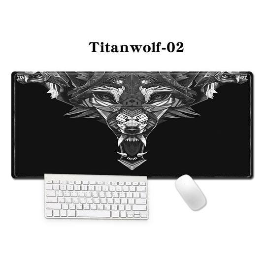 Super large gaming mouse pad, double precision and speed experience - rubber bottom, stable grip, non-slip and waterproof (model 02 300mm * 900mm *