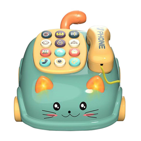 Children's toys, music training, children's mobile phone simulation, toys - green