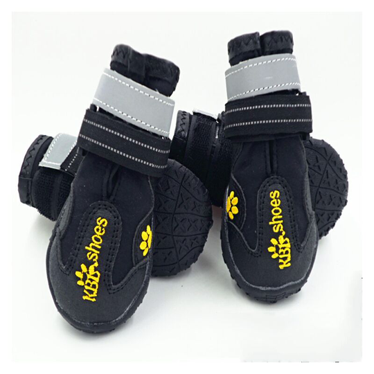 FVO - Dog Shoe Paw Protector Breathable Mesh Dog Boots with Reflector Suitable for Small Medium Large Dog Non-Slip Outdoor Dog Shoes