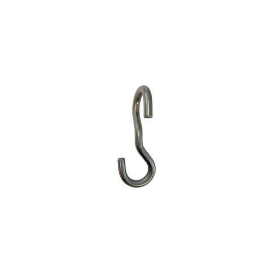 4 mm Twisted S Hook - 90 degree Mid Bend T316 Stainless Steel