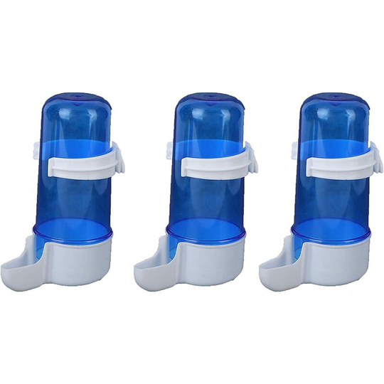 Bird Cage Feeder Automatic Bird Feeder Waterer Parrot Bird Drinking Fountain for Pet Birds Parrot Pigeon Feeding 3 pcs Automatic Drinking Water