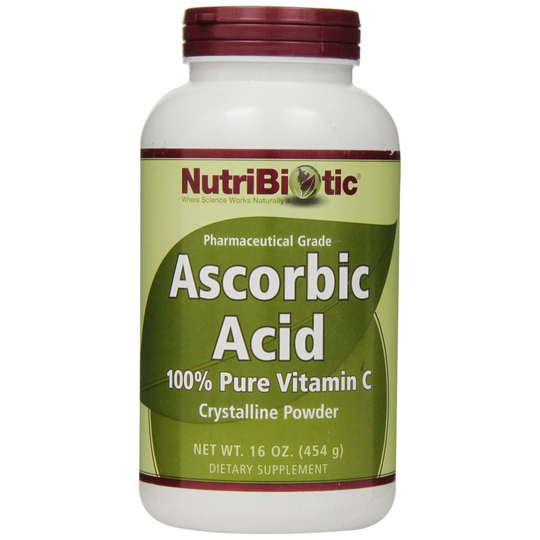 NutriBiotic, Ascorbic Acid, Crystalline Powder, 16 oz (454 g)