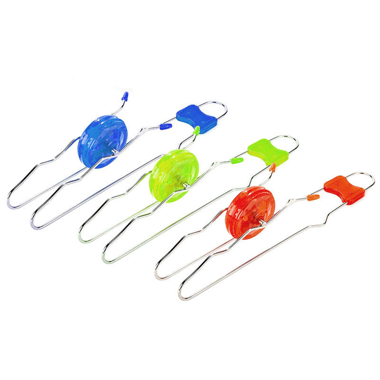 Ilovemilan - 3 Pieces Retro Magic Rail Twirler Flashing Gyro Wheel Classic Rail Twister Vintage Fidget Toy Magnetic Gravity Defying Stunt Toy