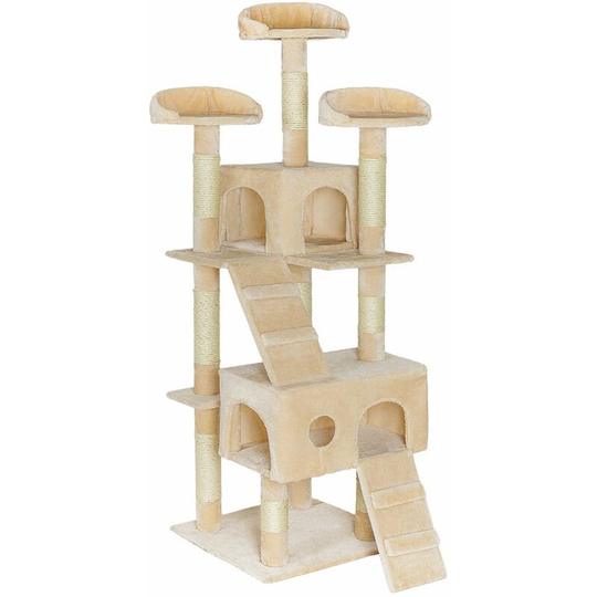Cat tree scratching post Mogli - cat scratching post, cat tower, scratching post - beige - beige