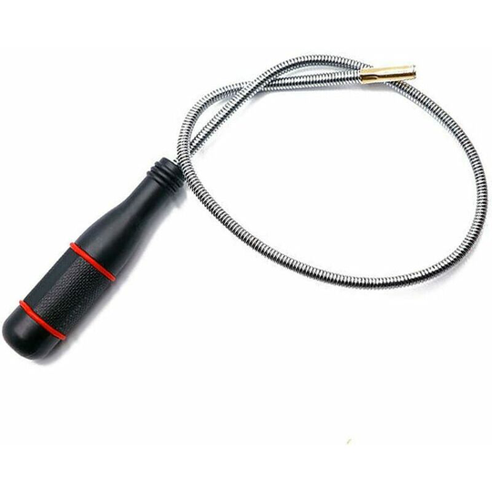 Piece of flexible magnetic pick-up tool, portable flexible magnet mechanical magnetic broom for picking up small parts, nuts, bolts, screws,