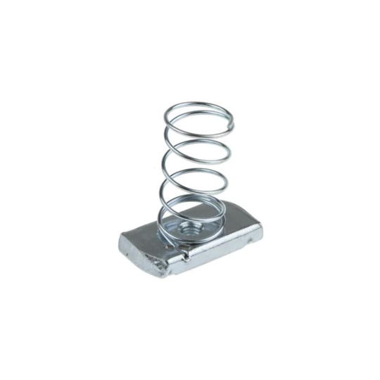 M6 Long Spring Nut for Channels Zinc Plated Mild Steel (As Unistrut)