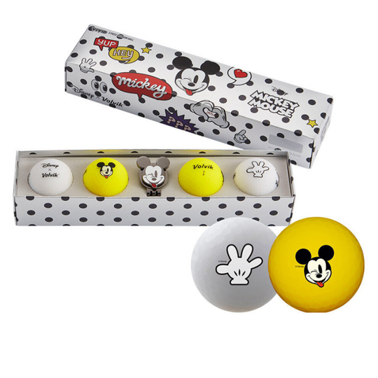 Volvik Vivid Disney Character Golf Ball Gift Set-Mickie Mouse