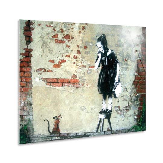 Baby Mouse by Banksy - Unframed Painting