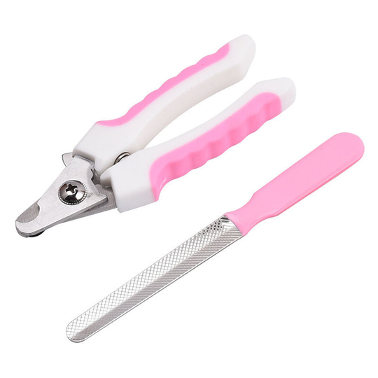 Dog Nail Trimmer & Cat Nail Clippers - Easy-to-use cat and dog nail clippers with nail protector to prevent over cutting - Cat and Dog Grooming