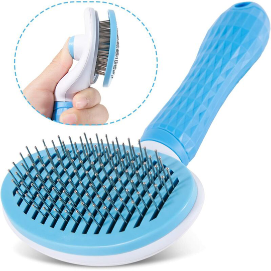 Dog brush Cat brush Soft brush for long hair Universal grooming brush Automatic cleaning Pet brush comb