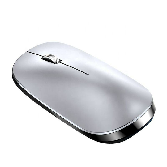 Rechargeable Wireless Mouse, Bluetooth Modes Mouse (bt 5.0+ 2.4G Wireless), Quiet and Ultra Thin Portable Mouse 1600 dpi Compatible for MacBook,