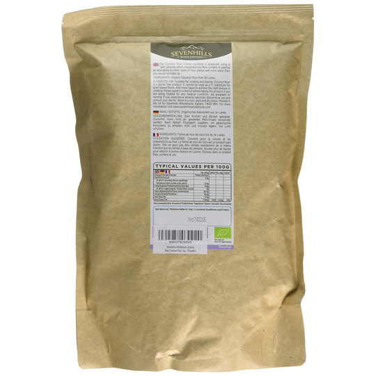 Sevenhills Wholefoods Organic Raw Coconut Flour 1 kg