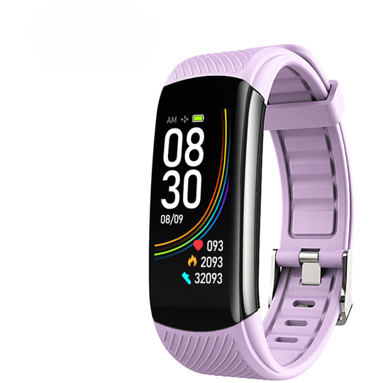 MUFF Fitness Tracker with Blood Oxygen Heart Rate Blood Pressure Monitor Waterproof,Purple
