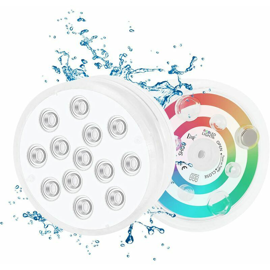 Thsinde - Submersible led Light, Multi-Color Pool Lights with Remote Control, Above Ground Swimming Pool Lights, for Aquarium, Spa, Swimming Pool,