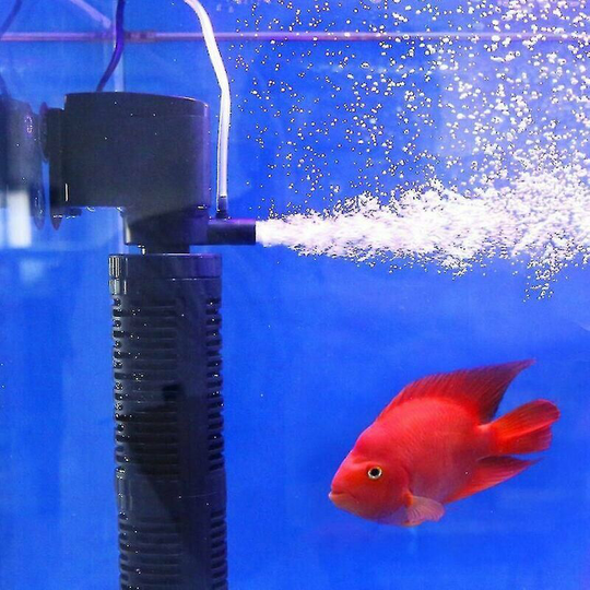 In 1 Quiet Aeration Water Purifier Internal Pump Submersible Aquarium Filter Oxygen Pump Submersi
