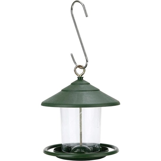 Outdoor Bird Feeder in Sky Garden Yard Decorative Outdoor Bird Food is Perfect for Kids (Green)