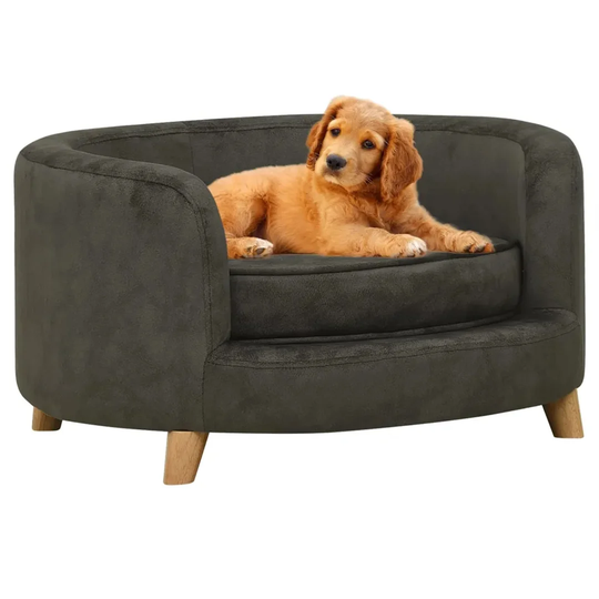 Brazoria Dog Sofa in Grey