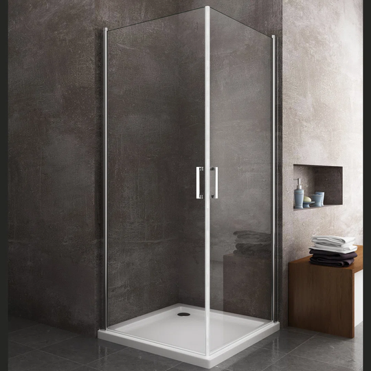 Girst Double Rectangular Shower Enclosure with Tray - 2000 x 885 mm
