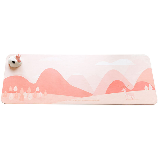 USB Heated Mouse Pad, Hand Warmer, Rose, 33*80cm,1pc
