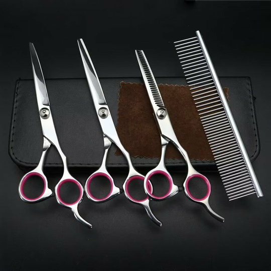 Professional dog grooming scissors made of stainless steel for long and short hair of dogs and cats