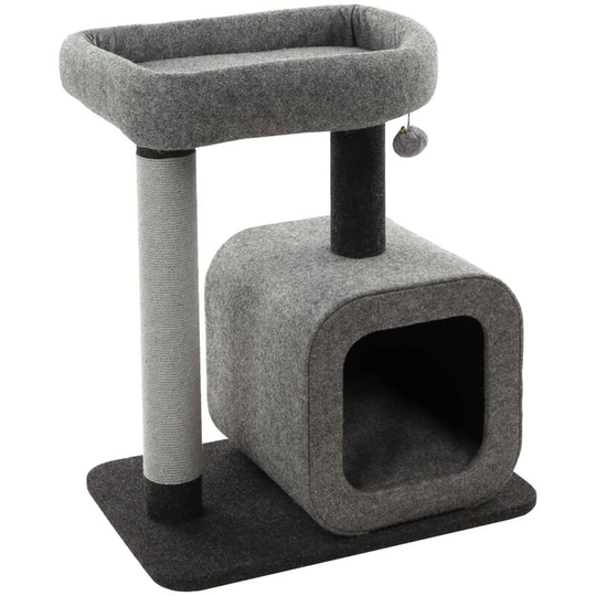 Flamingo - Cat Scratching Tree Anzu 62x44x71 cm Grey