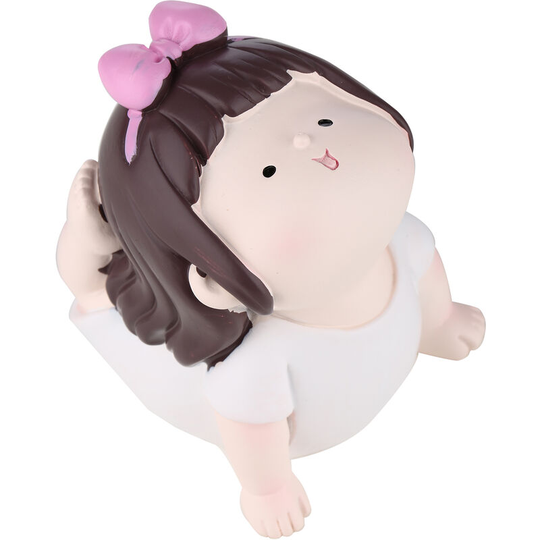 Tomfeel - Yoga Girl Resin Ornament Cute Girlish Desktop Ornament Children's Room, Living Room, Desk Decoration Ornament Car Ornament Gifts, d - d